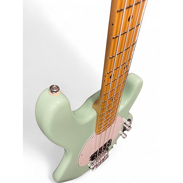 Used Sterling by Music Man Sub 4 Seafoam Green Electric Bass Guitar