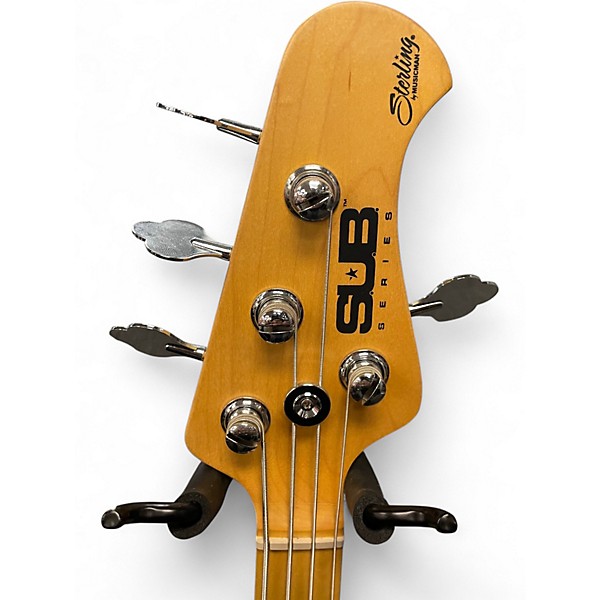 Used Sterling by Music Man Sub 4 Seafoam Green Electric Bass Guitar