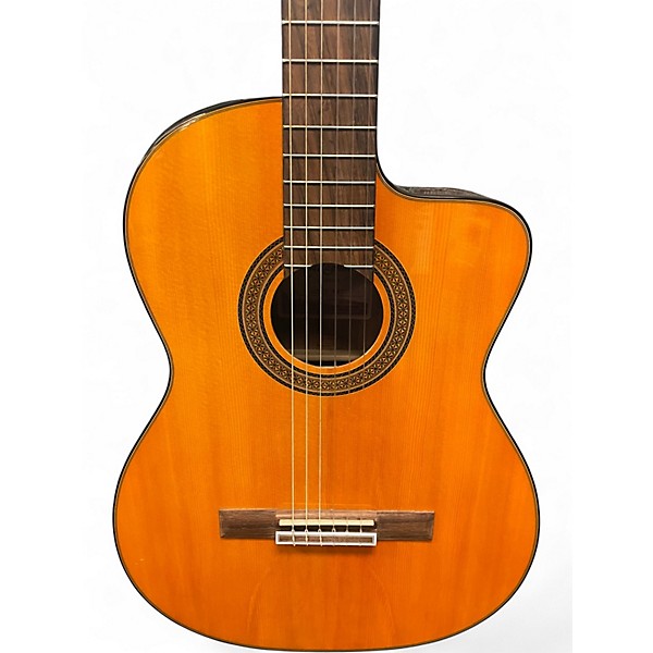 Used Takamine GC5CE Natural Classical Acoustic Electric Guitar