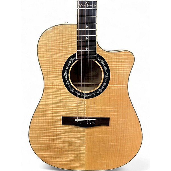 Used Fender T-Bucket 400CE Flame Natural Acoustic Electric Guitar