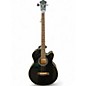 Used Ibanez AEB5E Black Acoustic Bass Guitar thumbnail