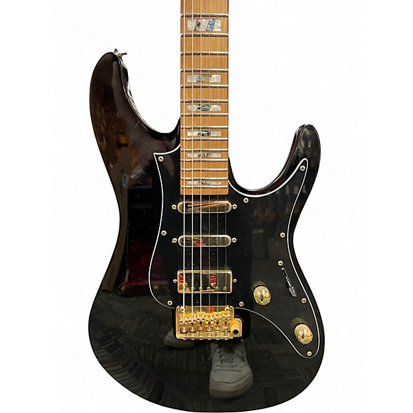 Used Ibanez THBB10 Tim Henson Black Solid Body Electric Guitar