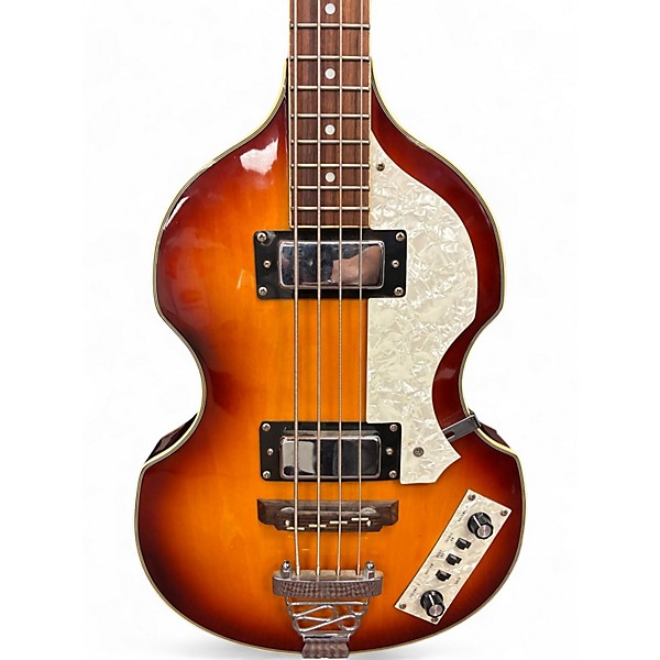 Used Jay Turser JTB-2B 2 Color Sunburst Electric Bass Guitar