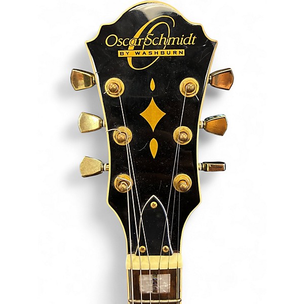 Used Oscar Schmidt OE40-B Hollowbody Black Hollow Body Electric Guitar