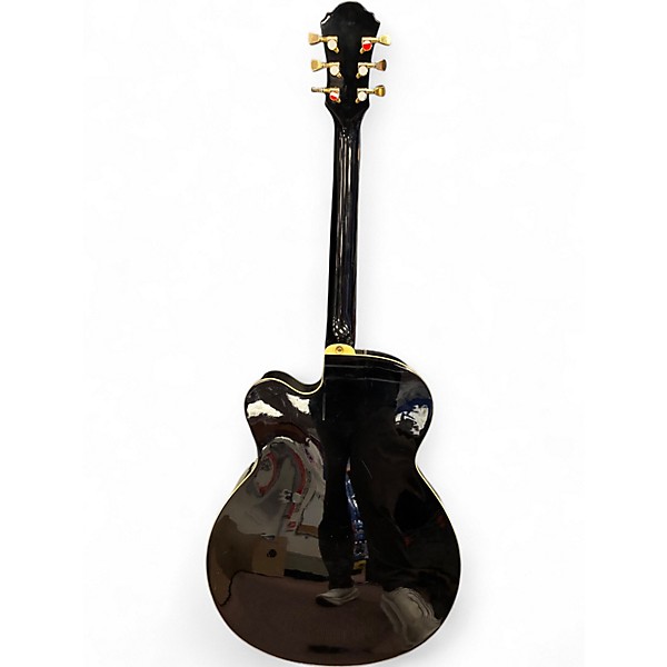Used Oscar Schmidt OE40-B Hollowbody Black Hollow Body Electric Guitar