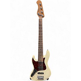 Used Sadowsky Guitars Metro Express 5 LH Vintage White Electric Bass Guitar