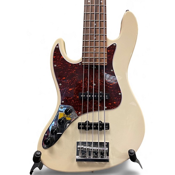 Used Sadowsky Guitars Metro Express 5 LH Vintage White Electric Bass Guitar