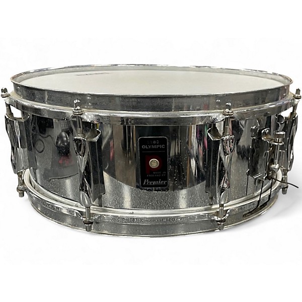 Used Premier 14in OLYMPIC SNARE Chrome Drum