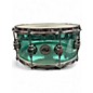 Used DW 14in Design Series Acrylic Snare Seafoam Green Drum thumbnail