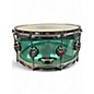 Used DW 14in Design Series Acrylic Snare Seafoam Green Drum