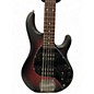 Used Sterling by Music Man Ray5 HH 5 String Crimson Burst Electric Bass Guitar