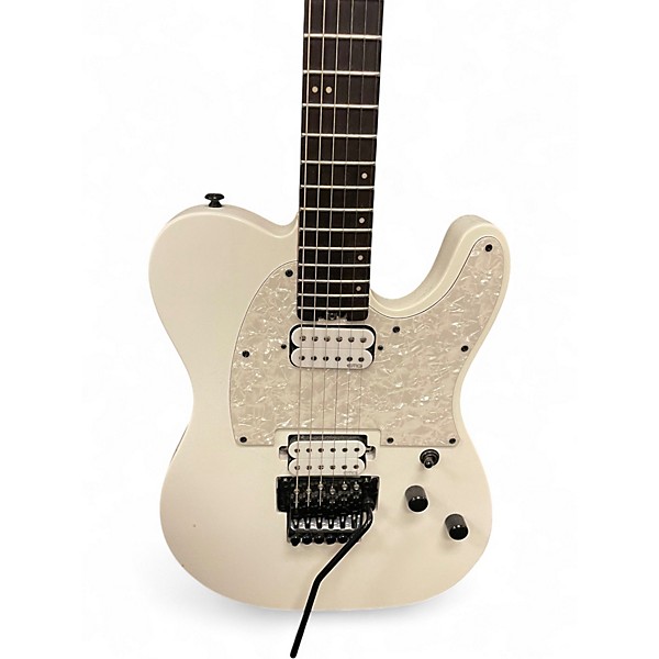 Used Schecter Guitar Research Sun Valley Super Shredder PT FR White Solid Body Electric Guitar
