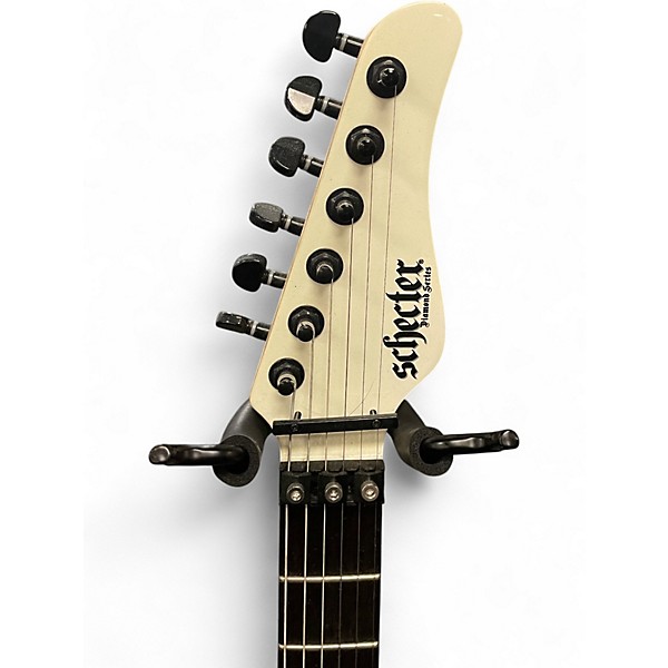 Used Schecter Guitar Research Sun Valley Super Shredder PT FR White Solid Body Electric Guitar