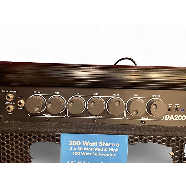 Used Simmons DA200S 200W Drum Amplifier
