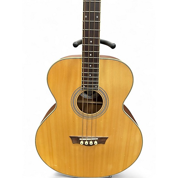 Used Dean EAB Natural Acoustic Bass Guitar