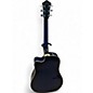 Used Ibanez V70CE Trans Blue Acoustic Electric Guitar