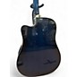 Used Ibanez V70CE Trans Blue Acoustic Electric Guitar