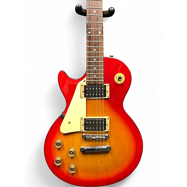 Used Epiphone Les Paul 100 Bolt On Left Handed 2 Tone Sunburst Electric Guitar