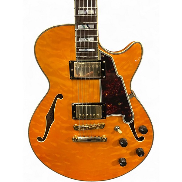 Used D'Angelico Excel SS XT Trans Orange Hollow Body Electric Guitar