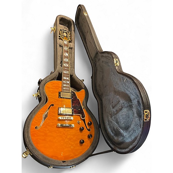 Used D'Angelico Excel SS XT Trans Orange Hollow Body Electric Guitar