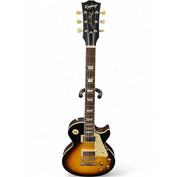 Used Epiphone Inspired by Gibson 59 Les Paul 2 Color Sunburst Solid Body Electric Guitar