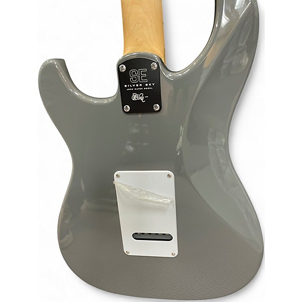 Used PRS SE Silver Sky Gunmetal Gray Solid Body Electric Guitar