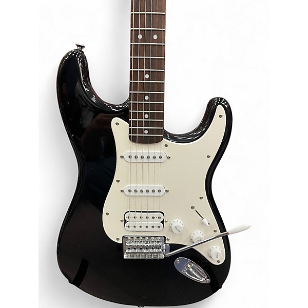 Used Starcaster by Fender Starcaster Black Hollow Body Electric Guitar
