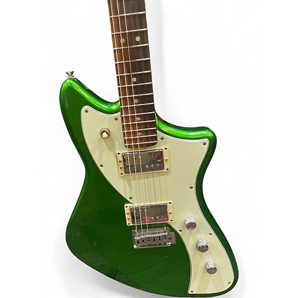 Used Fender Player Plus Meteora HH Green Solid Body Electric Guitar