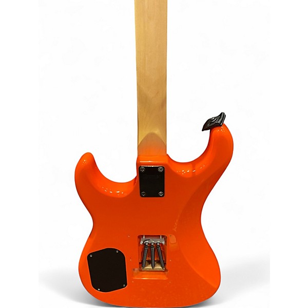Used Kramer PACER TIGER STRIPE Orange Solid Body Electric Guitar