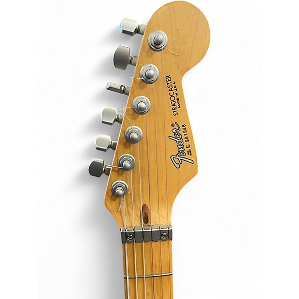 Vintage 1989 Fender american stratocaster 2 Tone Sunburst Solid Body Electric Guitar