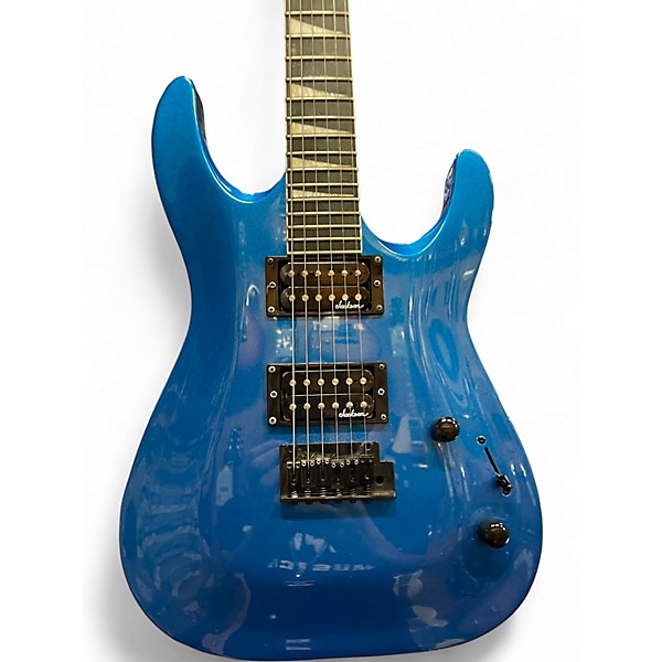 Used Jackson JS22 Dinky Blue Solid Body Electric Guitar