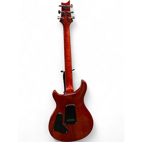 Used PRS SE Custom 24-08 Trans Orange Solid Body Electric Guitar