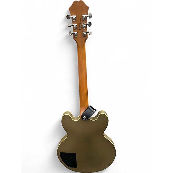 Used Epiphone Tom Delonge ES-335 Royal Olive Hollow Body Electric Guitar