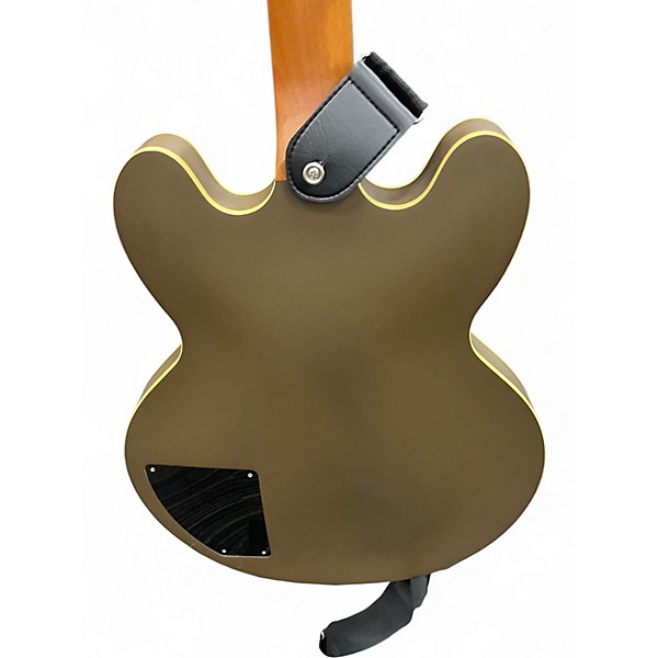 Used Epiphone Tom Delonge ES-335 Royal Olive Hollow Body Electric Guitar
