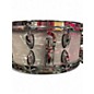Used J Jrums 6.5X14 Pure Bubinga Pearl White Drum