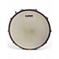 Used J Jrums 6.5X14 Pure Bubinga Pearl White Drum