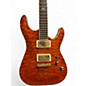 Used Schecter Guitar Research C1 Elite Trans Orange Solid Body Electric Guitar