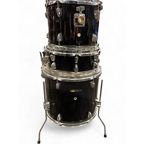 Used SPL 4 Piece 4 PIECE DRUM KIT Black Drum Kit
