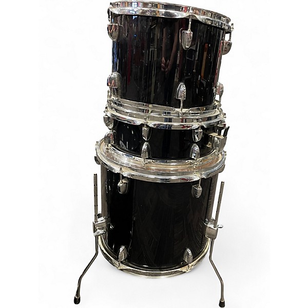 Used SPL 4 Piece 4 PIECE DRUM KIT Black Drum Kit