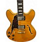 Used D'Angelico EX-DC Left Handed Vintage Natural Hollow Body Electric Guitar