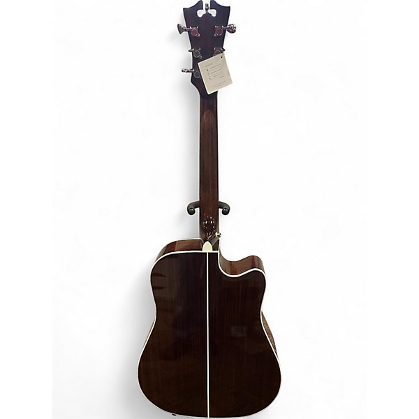 Used D'Angelico Premier Series D500 LEFT HANDED Natural Acoustic Electric Guitar