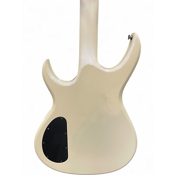 Used 1980s Carvin LB60 Pearl White Electric Bass Guitar