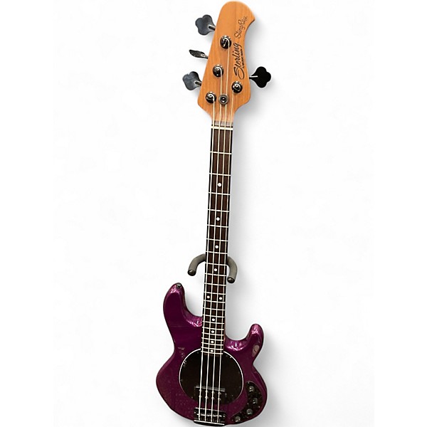 Used Sterling by Music Man Ray34 Purple Electric Bass Guitar
