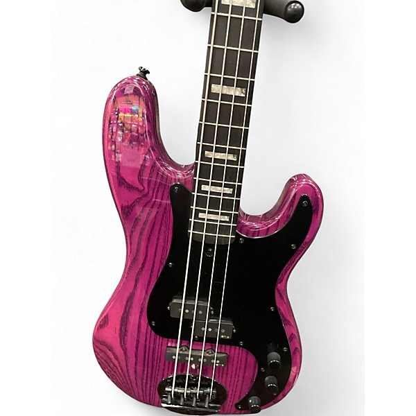 Used Lakland 44-64 Skyline Series Duck Dunn Custom Purple Electric Bass Guitar