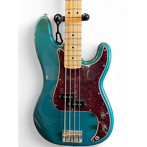 Used Fender Standard Precision Bass Blue Agave Electric Bass Guitar