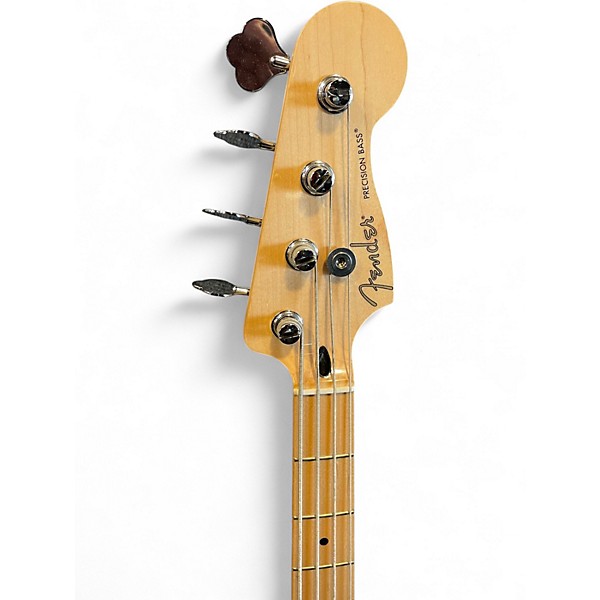 Used Fender Standard Precision Bass Blue Agave Electric Bass Guitar
