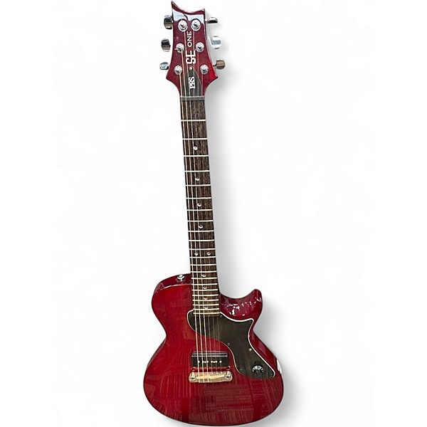 Used PRS SE One Cherry Solid Body Electric Guitar