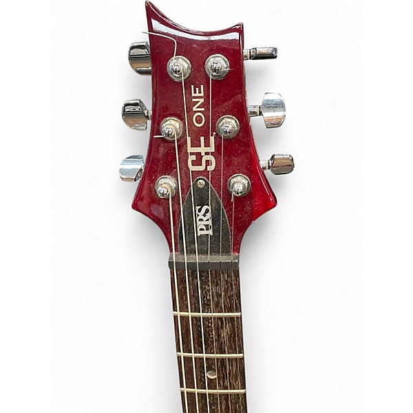 Used PRS SE One Cherry Solid Body Electric Guitar