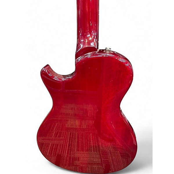 Used PRS SE One Cherry Solid Body Electric Guitar