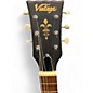 Used Vintage V130 Satin Red Solid Body Electric Guitar